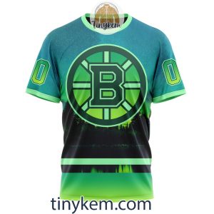Boston Bruins With Special Northern Light Design 3D Hoodie Tshirt2B6 cInDc