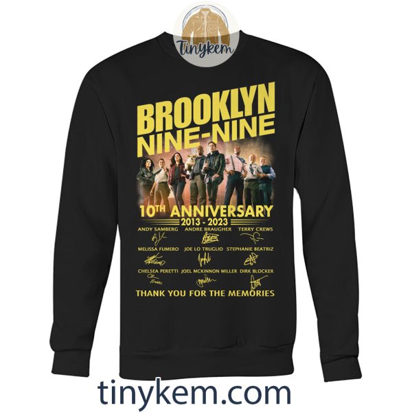 Brooklyn Nine-nine 10th Anniversary 2013-2023 Tshirt