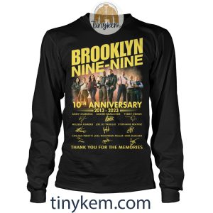 Brooklyn Nine nine 10th Anniversary 2013 2023 Tshirt2B4 cO0dD