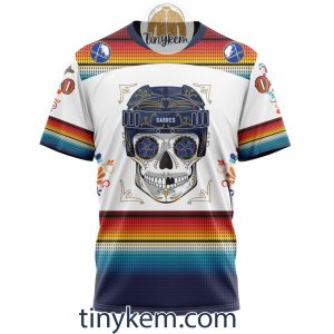Buffalo Sabres With Dia De Los Muertos Design On Custom Hoodie Tshirt2B6 xTwIm