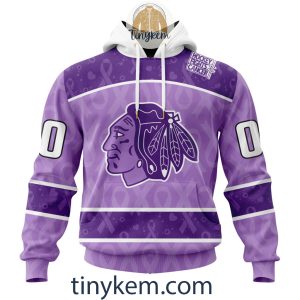 Chicago Blackhawks Customized St.Patrick’s Day Design Vneck Long Sleeve Hockey Jersey