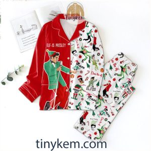 Christmas Pajamas Set For Elvis Presley Fans2B2 Nnvyt