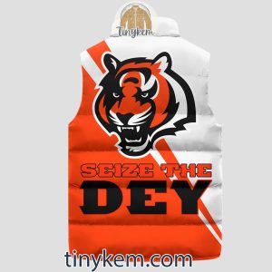 Cincinnati Bengals Customized Puffer Sleeveless Jacket Seize The DEY2B6 QQQm0