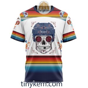 Colorado Avalanche With Dia De Los Muertos Design On Custom Hoodie Tshirt2B6 VrgjG