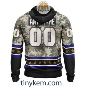 Customized Baltimore Ravens Veteran Camo Stars Tshirt Hoodie Sweatshirt2B3 xdNx0
