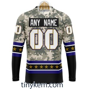 Customized Baltimore Ravens Veteran Camo Stars Tshirt Hoodie Sweatshirt2B5 scOfV