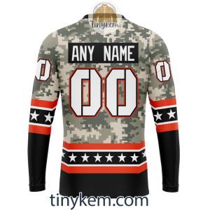 Customized Cleveland Browns Veteran Camo Stars Tshirt Hoodie Sweatshirt2B5 TErU4