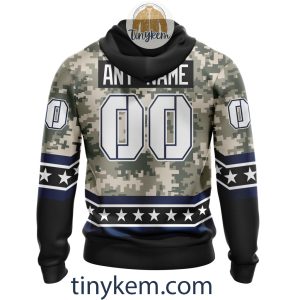 Customized Dallas Cowboys Veteran Camo Stars Tshirt Hoodie Sweatshirt2B3 eYkWy