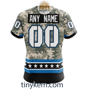 Customized Detroit Lions Veteran Camo Stars Tshirt Hoodie Sweatshirt2B7 9f69Q