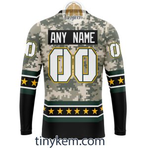 Customized Green Bay Packers Veteran Camo Stars Tshirt Hoodie Sweatshirt2B5 zkCU8