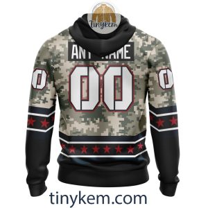 Customized Houston Texans Veteran Camo Stars Tshirt Hoodie Sweatshirt2B3 N2Q4D