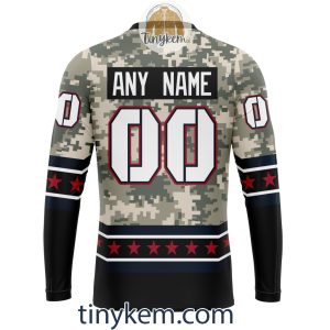 Customized Houston Texans Veteran Camo Stars Tshirt Hoodie Sweatshirt2B5 TW1En