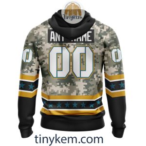 Customized Jacksonville Jaguars Veteran Camo Stars Tshirt Hoodie Sweatshirt2B3 WYzjE