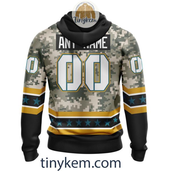 Customized Jacksonville Jaguars Veteran Camo Stars Tshirt, Hoodie, Sweatshirt