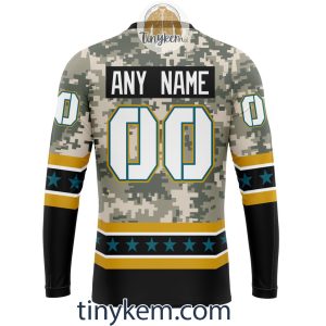 Customized Jacksonville Jaguars Veteran Camo Stars Tshirt Hoodie Sweatshirt2B5 O54nF