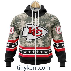 Customized Kansas City Chiefs Veteran Camo Stars Tshirt, Hoodie, Sweatshirt