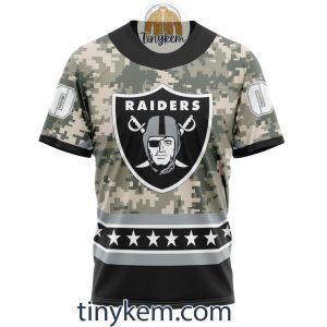 Customized Las Vegas Raiders Veteran Camo Stars Tshirt Hoodie Sweatshirt2B6 ZfeRo