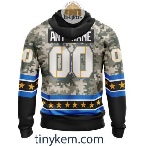 Customized Los Angeles Chargers Veteran Camo Stars Tshirt Hoodie Sweatshirt2B3 WGpQl