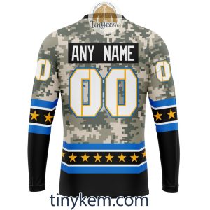 Customized Los Angeles Chargers Veteran Camo Stars Tshirt Hoodie Sweatshirt2B5 cvLb4