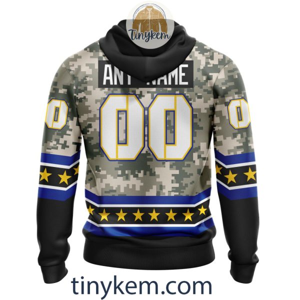 Customized Los Angeles Rams Veteran Camo Stars Tshirt, Hoodie, Sweatshirt