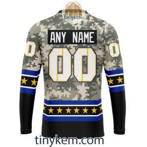 Customized Los Angeles Rams Veteran Camo Stars Tshirt Hoodie Sweatshirt2B5 QyrfF