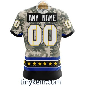 Customized Los Angeles Rams Veteran Camo Stars Tshirt Hoodie Sweatshirt2B7 15zpB
