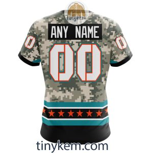 Customized Miami Dolphins Veteran Camo Stars Tshirt Hoodie Sweatshirt2B7 DtqpU