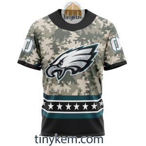 Customized Philadelphia Eagles Veteran Camo Stars Tshirt Hoodie Sweatshirt2B6 Vo1Jm