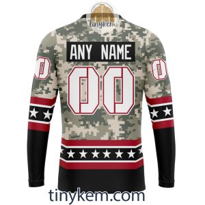 Customized Tampa Bay Buccaneers Veteran Camo Stars Tshirt Hoodie Sweatshirt2B5 FKzqe