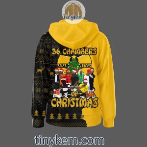 Customized Wu tang Clan Zipper Hoodie 36 Chambers Of Christmas2B3 fGmu1