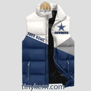 Dallas Cowboys Customized Puffer Sleeveless Jacket: We Dem Boyz