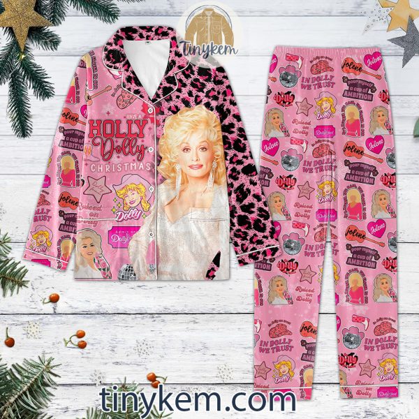 Dolly Parton Pajamas Set: Have A Holly Dolly Christmas