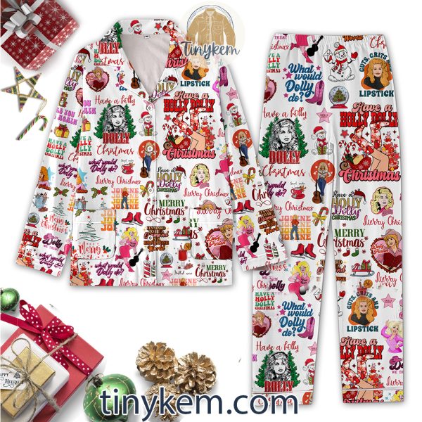 Dolly Parton With Icons Bundle Pajamas Set