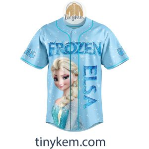 Elsa Frozen Customized Baseball Jersey Im The Big Sister2B2 FFePi