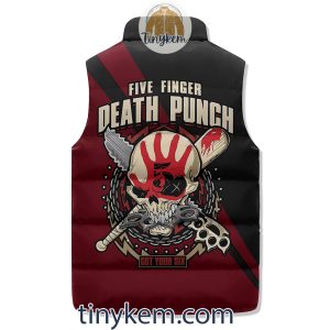 Five Finger Death Punch Customized Puffer Sleeveless Jacket2B3 M5Zgz