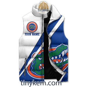 Florida Gators Customized Puffer Sleeveless Jacket Fear The Swamp2B3 6D1L0