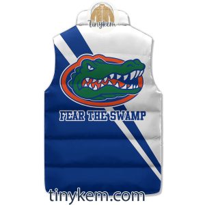 Florida Gators Customized Puffer Sleeveless Jacket Fear The Swamp2B4 kz4w1