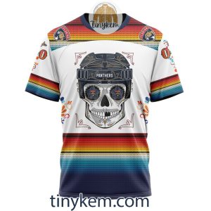 Florida Panthers With Dia De Los Muertos Design On Custom Hoodie Tshirt2B6 lFARC
