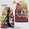 Detroit Lions Customized Puffer Sleeveless Jacket: Restore The Roar