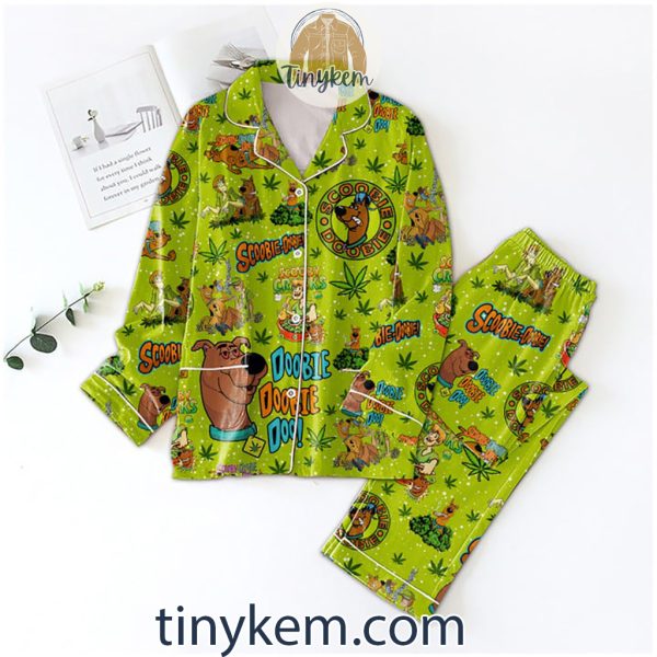 Funny Scooby Doo Scoobie Doobie Pajamas Set