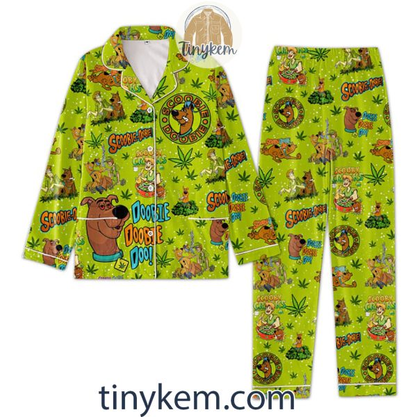 Funny Scooby Doo Scoobie Doobie Pajamas Set