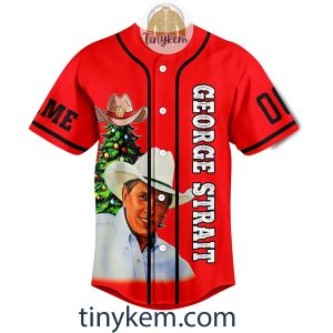 George Strait Christmas Customized Baseball Jersey2B2 y8XKh