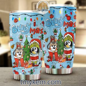 Bluey 40 Oz Tumbler: The Heeler Family