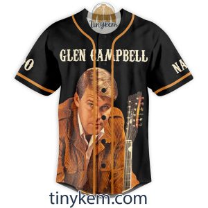 Glen Campbell Country Style Customized Baseball Jersey2B2 iPTHJ