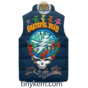 Grateful Dead Puffer Sleeveless Jacket2B3 FwZwN