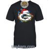 Denver Broncos With Santa Hat And Christmas Light Shirt