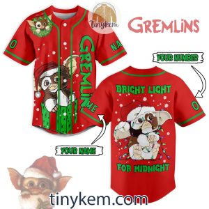 Gremlins Christmas Customized Baseball Jersey