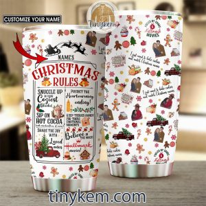 Hallmark Customized 20Oz Tumbler: Christmas Rules