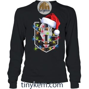Henderson Silver Knights With Santa Hat And Christmas Light Shirt2B4 sGS1A