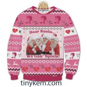 I love Lucy Christmas Ugly Sweater Dear Santa We Can Splain2B2 fLFSE